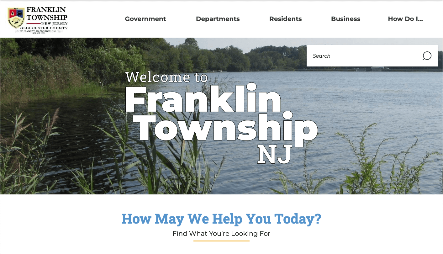 New Website Home Page 