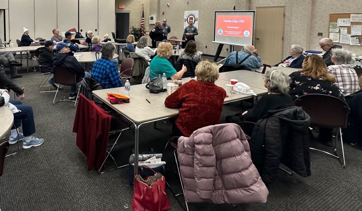 Audience at Hands On CPR Training