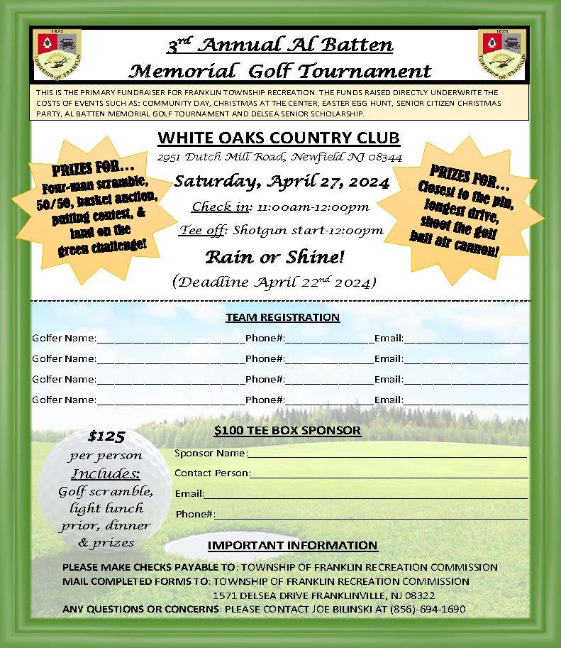 Al Batten Golf Flier 2024