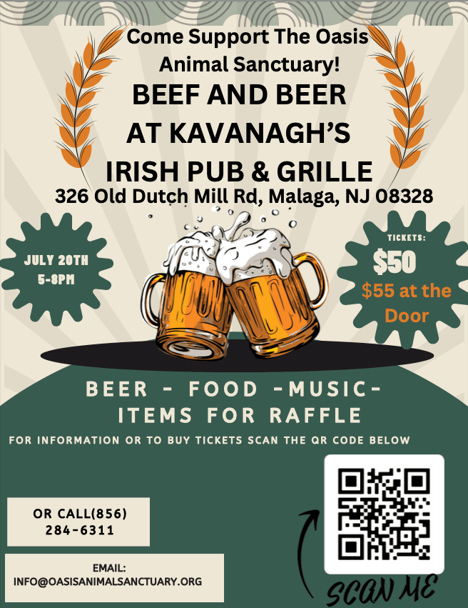 Kavanaugh Oasis Fundraiser Flier