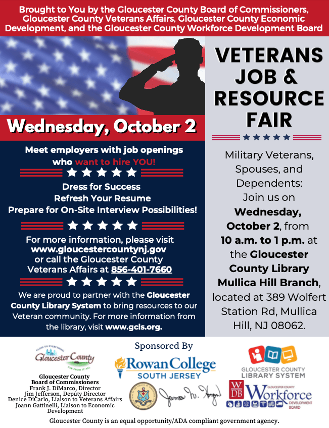 2024 Veterans Job Fair Flier