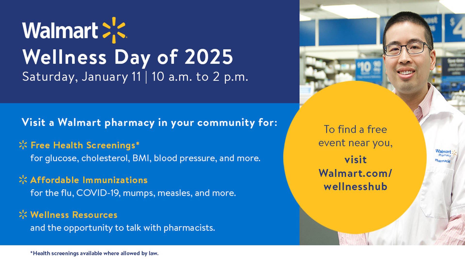 1-11-25 Wal Mart Wellness Flier