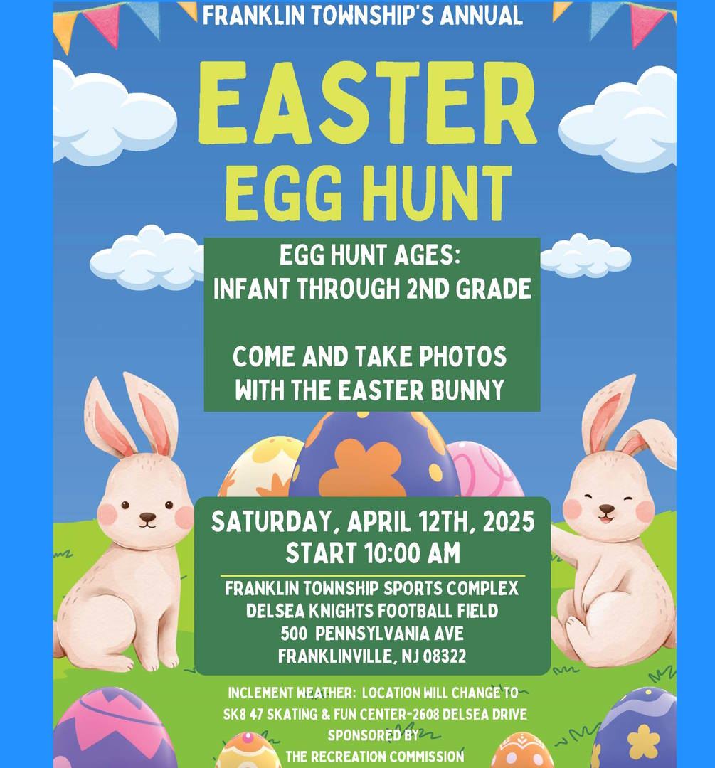 2025 April 12 Easter Egg Hunt Flier