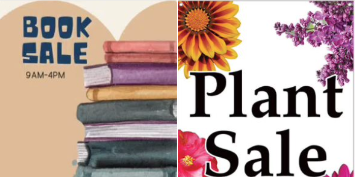 Book Sale and Plant Sale October 18 2025