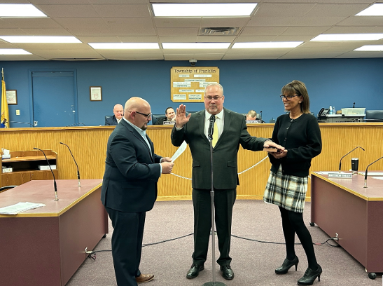 Jake Bruno swearing in as Mayor 2026
