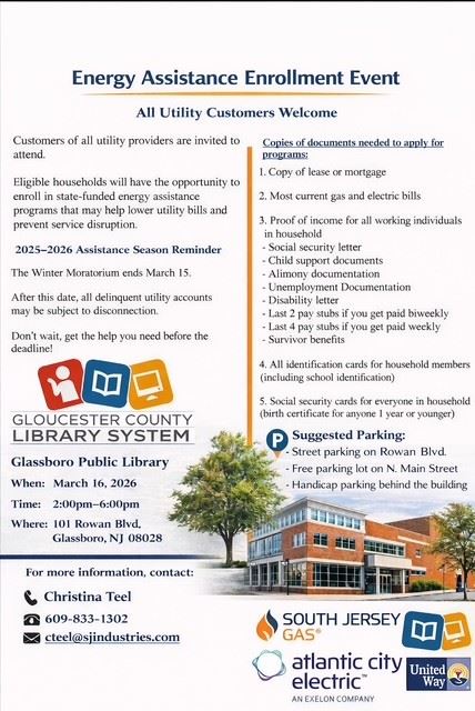 Energy Assistance Event Enrollment Flier